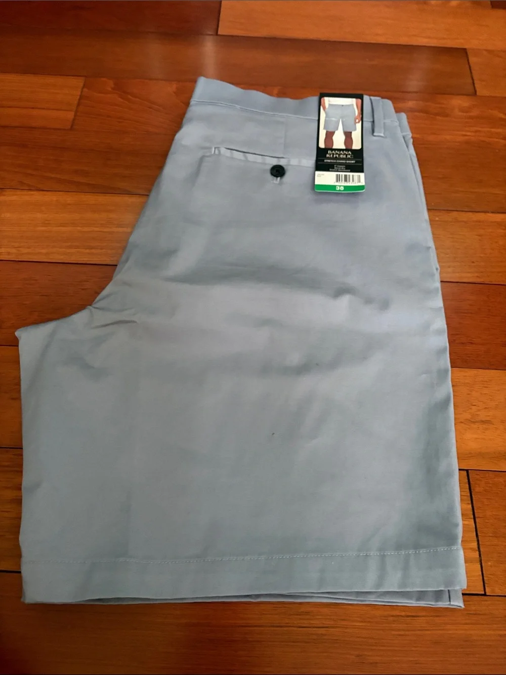 Banana Republic Slate Blue Flat Front Men's Shorts